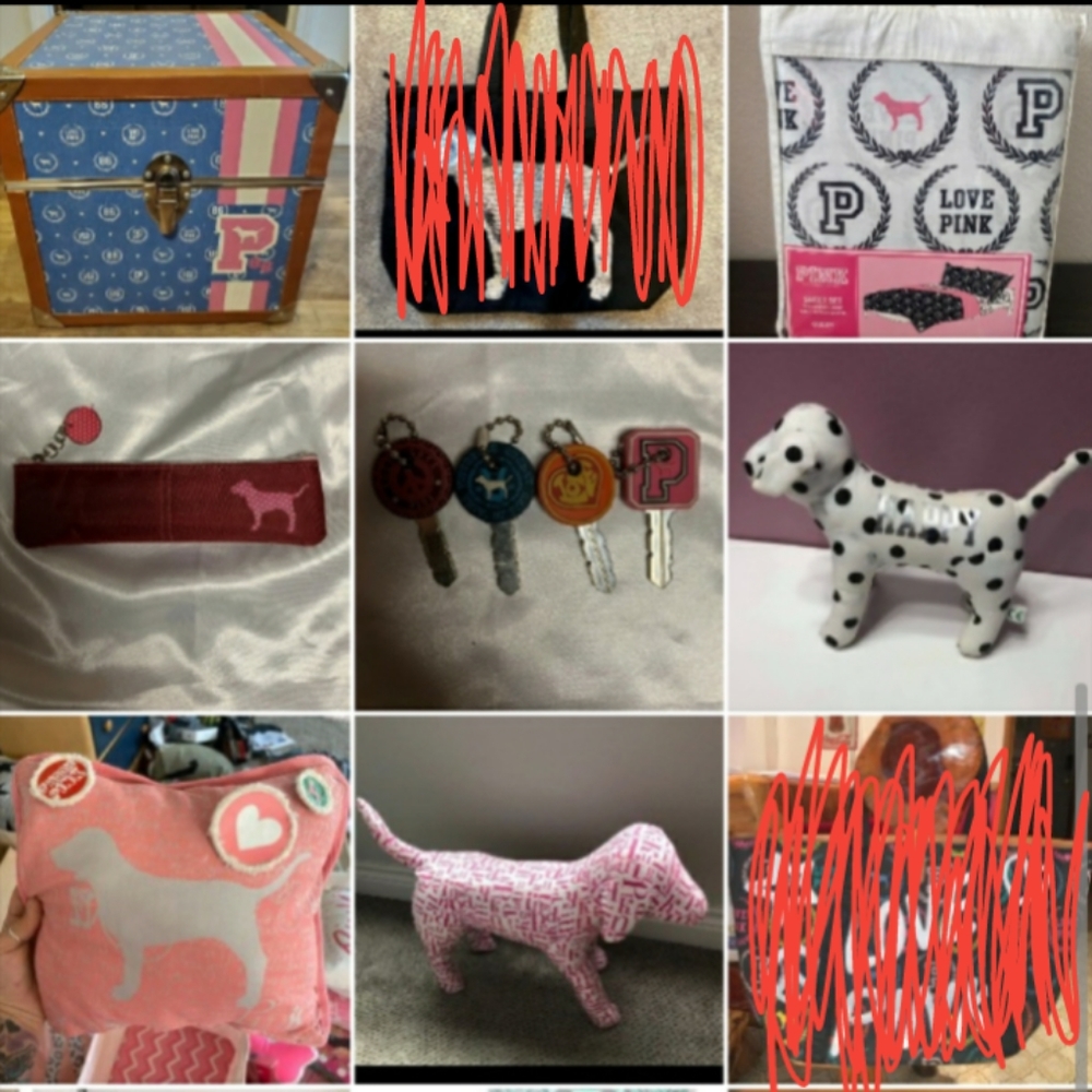 ISO Victoria's Secret Pink dog items